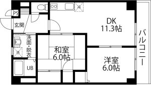 ドマーニⅠ　2DK②
